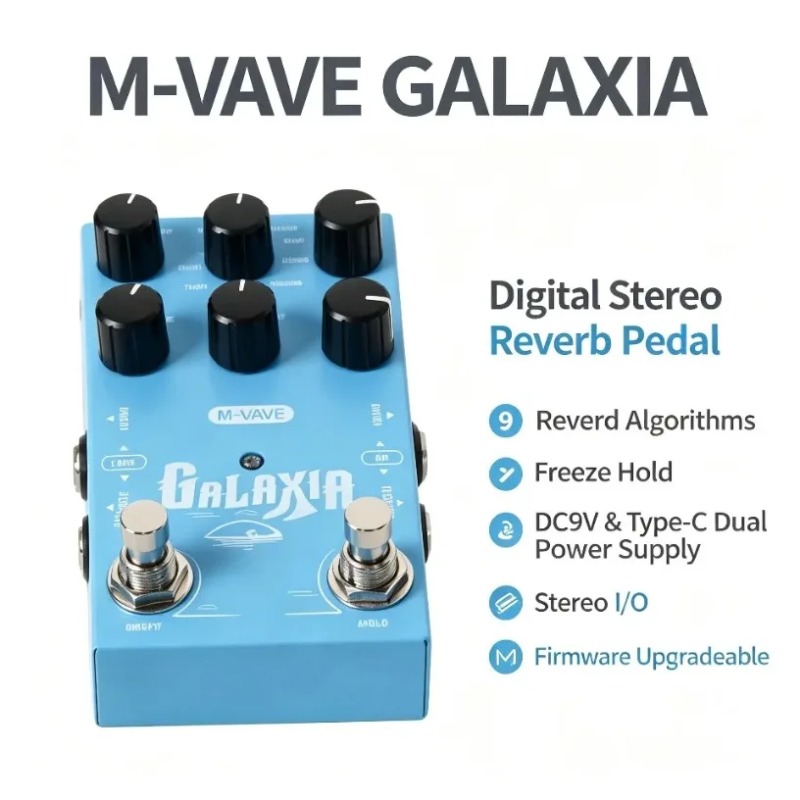 Sustainable Living Is - M-VAVE Reverb Gitar Pedalı Freeze Hold