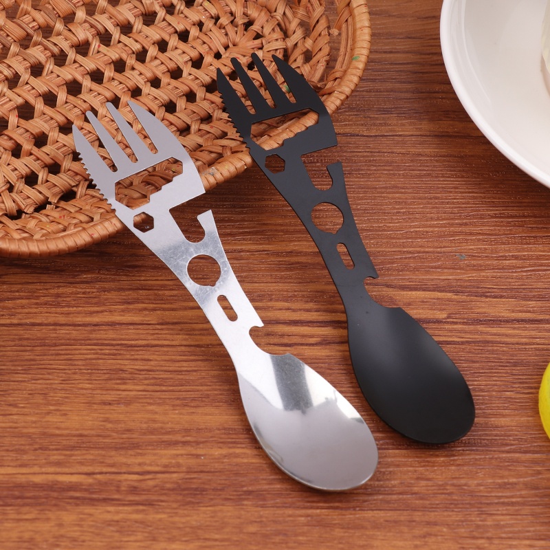 1/5Pcs 10 In 1 Camping Utensil - Bamboo Cutlery Travel incelemesi ve fiyatı