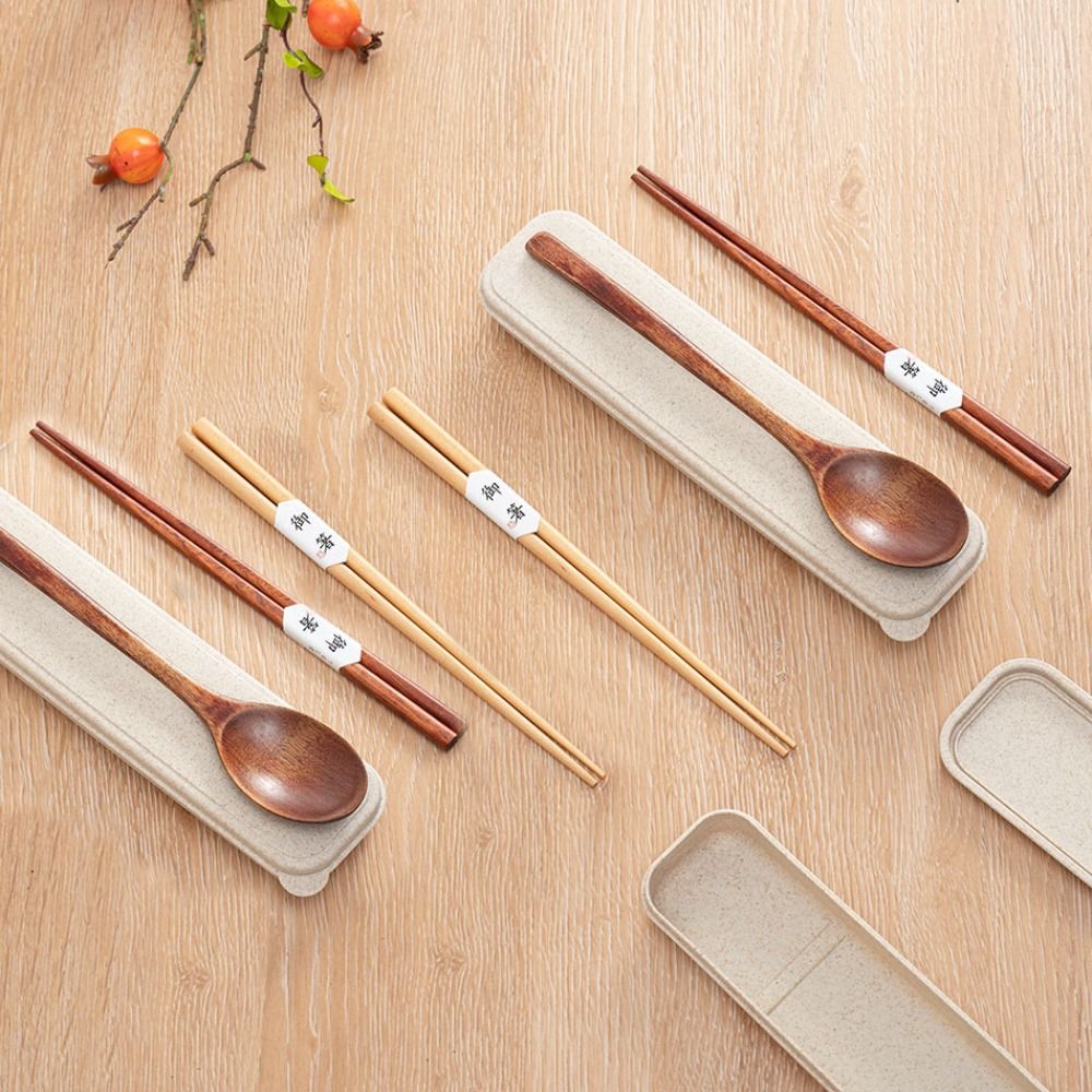 Piknik Kutusu Ahşap Çubuklar K - Bamboo Cutlery Travel incelemesi ve fiyatı