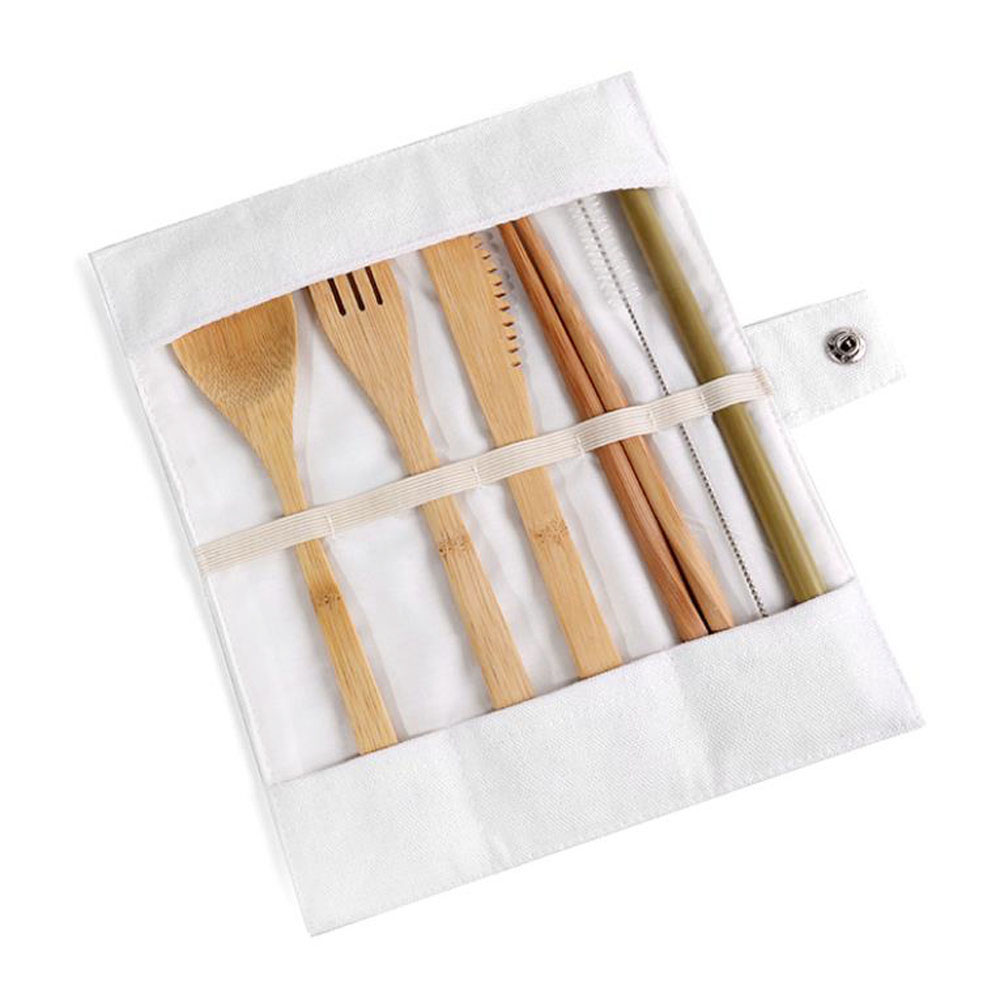 Yeniden kullanılabilir Bambu ç - Bamboo Cutlery Travel incelemesi ve fiyatı