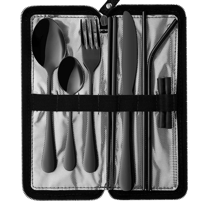 Yeni 10 Parça Taşınabilir Çata - Bamboo Cutlery Travel incelemesi ve fiyatı