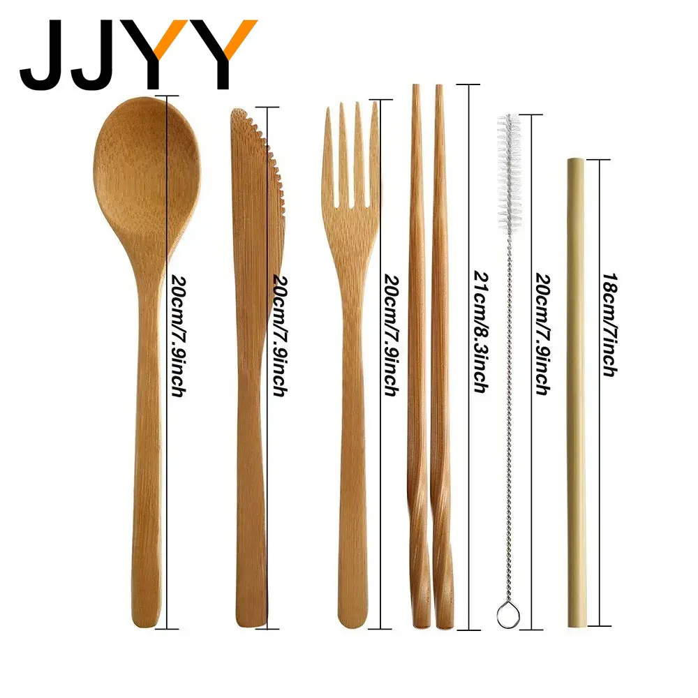 Yeniden Kullanılabilir Bambu S - Bamboo Cutlery Travel incelemesi ve fiyatı