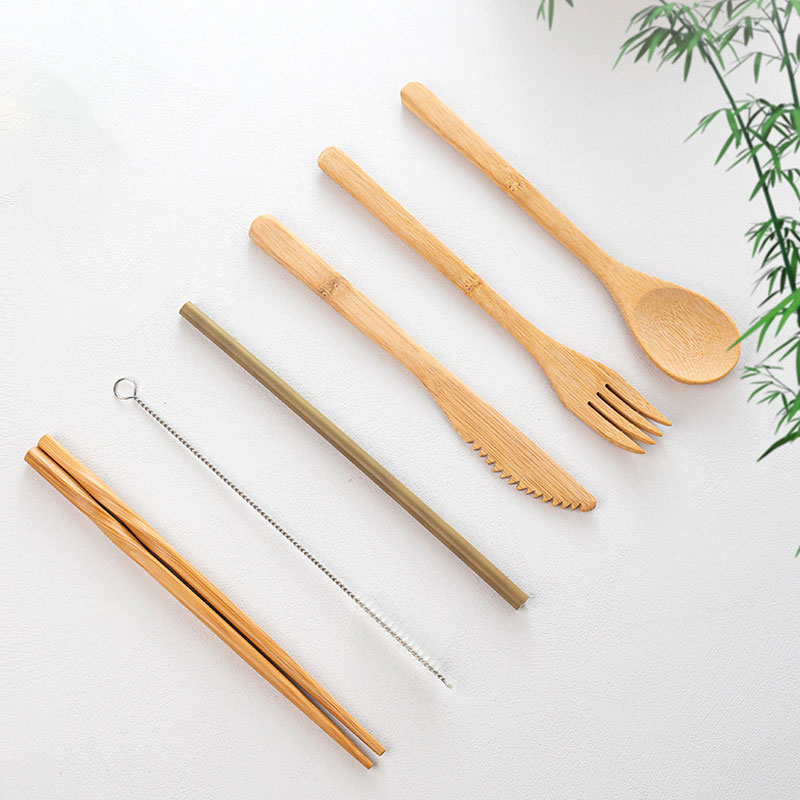 Bambu Seyahat Sofra Yeniden Ku - Bamboo Cutlery Travel incelemesi ve fiyatı