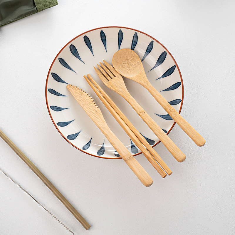 Bambu Seyahat Sofra Yeniden Ku - Bamboo Cutlery Travel incelemesi ve fiyatı